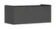 Hansgrohe-HG-Xelu-Q-Waschtischunterschrank-Diamantgrau-Matt-1180-550-mit-1-Schubkasten-fuer-Konsolen-mit-Aufsatzwaschtisch-geschliffen-Mattschwarz-54063670 gallery number 1